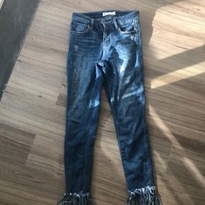 Unpublished Denim Size 25 w/ raw hem